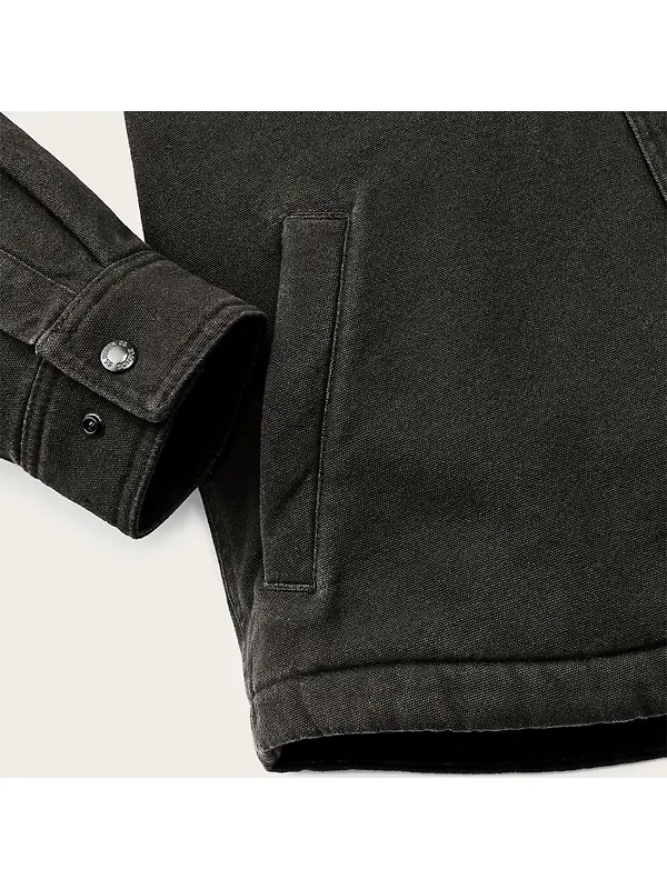 Filson Men's Fleece Lined Jac-Shirt - Peat Image 5