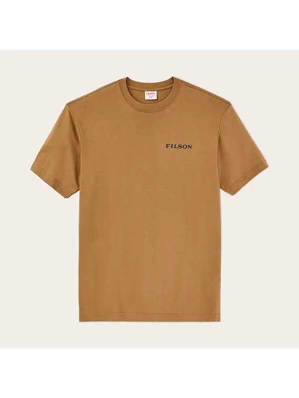Filson Men's Scenic Graphic T-Shirt - Dull Gold Image 2