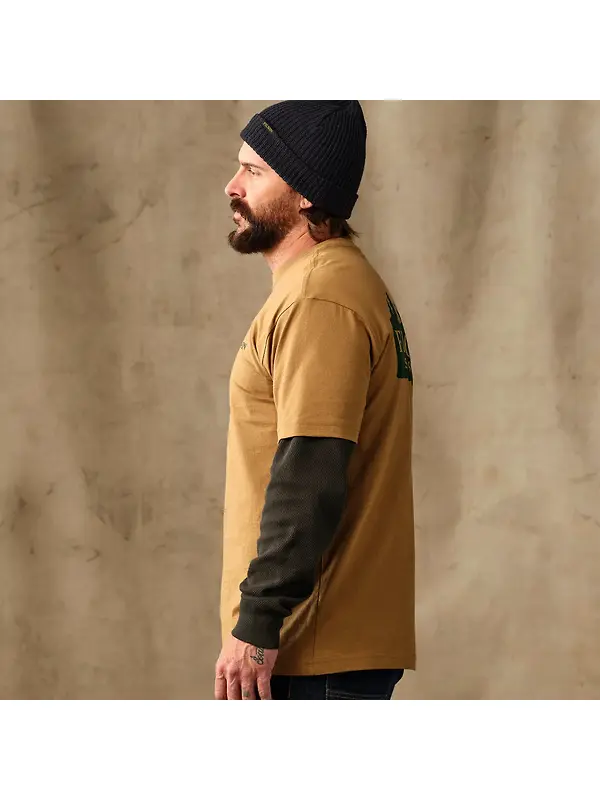 Filson Men's Scenic Graphic T-Shirt - Dull Gold Image 5