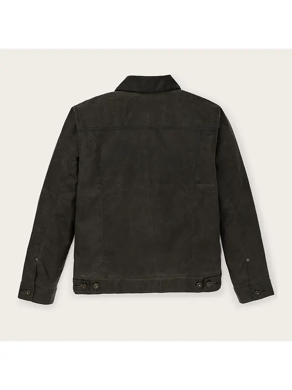 Filson Men's Tin Cloth Short Lined Cruiser Jacket - Beluga Image 2