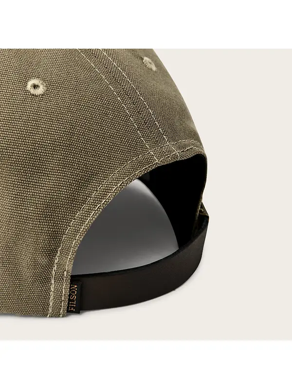 Filson Peavey Logger Cap - Military Olive Image 3