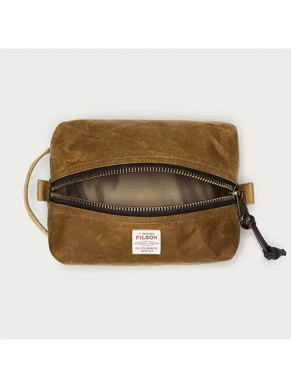 Filson Tin Cloth Travel Kit - Dark Tan Image 4