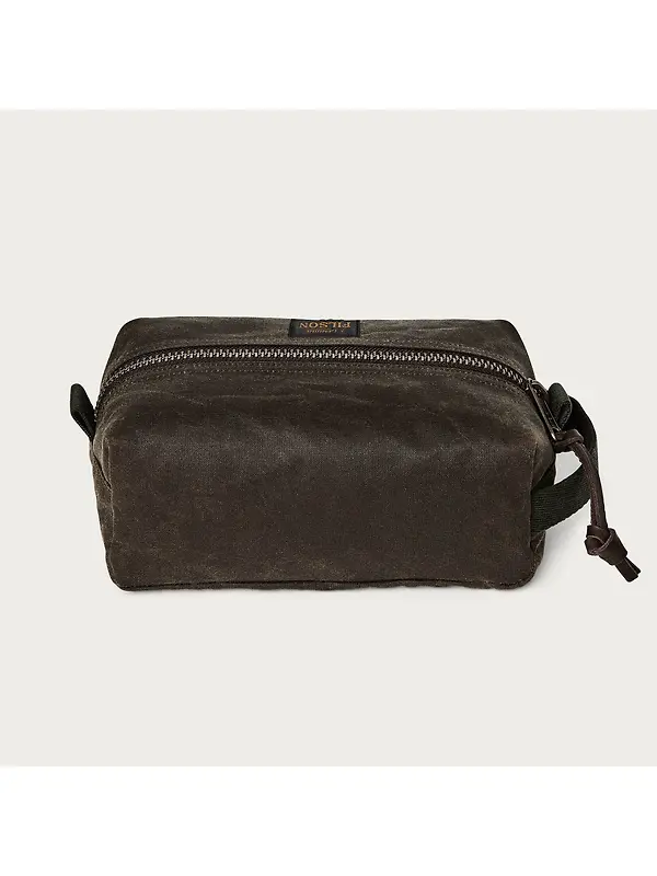 Filson Tin Cloth Travel Kit - Dark Tan Image 7