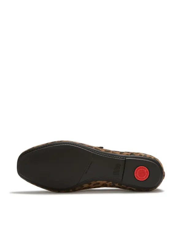 FitFlop Women's Delicato Suede Mary Janes - Leopard Print Image 7