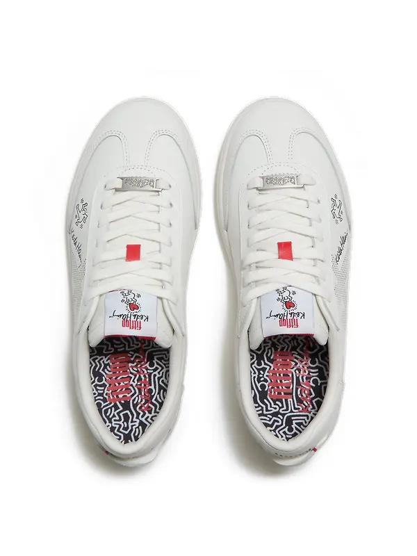 FitFlop x Keith Haring Women's The Dash FF Trainers - Urban White Image 4