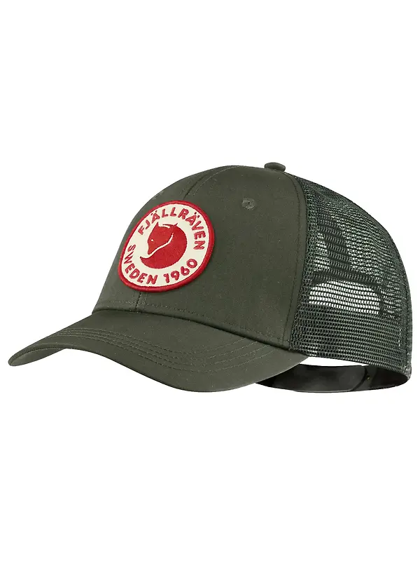 Fjällräven 1960 Logo Långtradarkeps Cap - Deep Forest Image 1