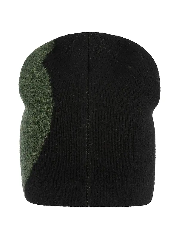 Fjällräven Bergtagen Jacquard Beanie - Black-Deep Forest Image 2