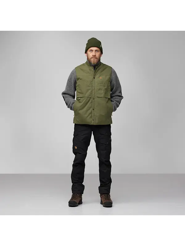 Fjällräven Men's Singi Padded Vest - Laurel Green Image 3