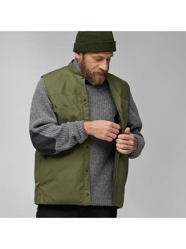 Fjällräven Men's Singi Padded Vest - Laurel Green Image 8