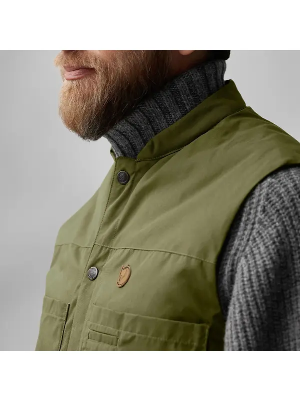 Fjällräven Men's Singi Padded Vest - Laurel Green Image 10