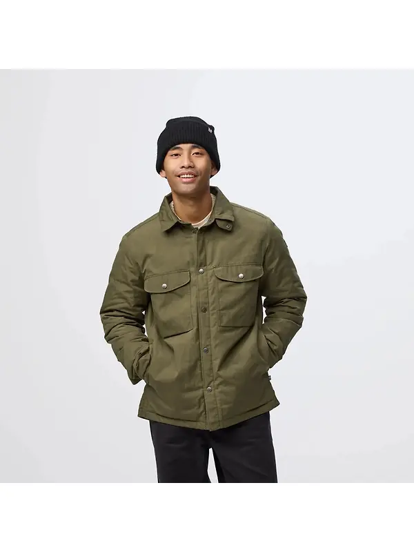 Fjällräven Men's Övik Down Shirt Jacket - Laurel Green Image 2