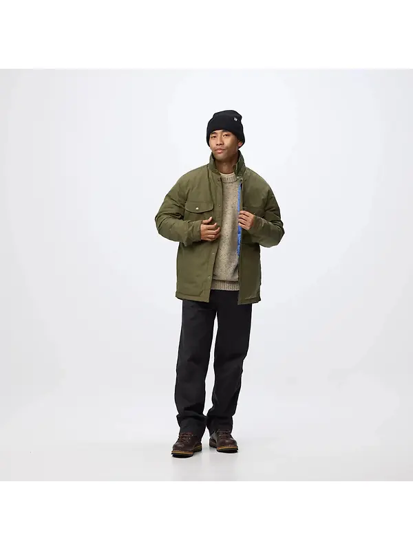 Fjällräven Men's Övik Down Shirt Jacket - Laurel Green Image 5