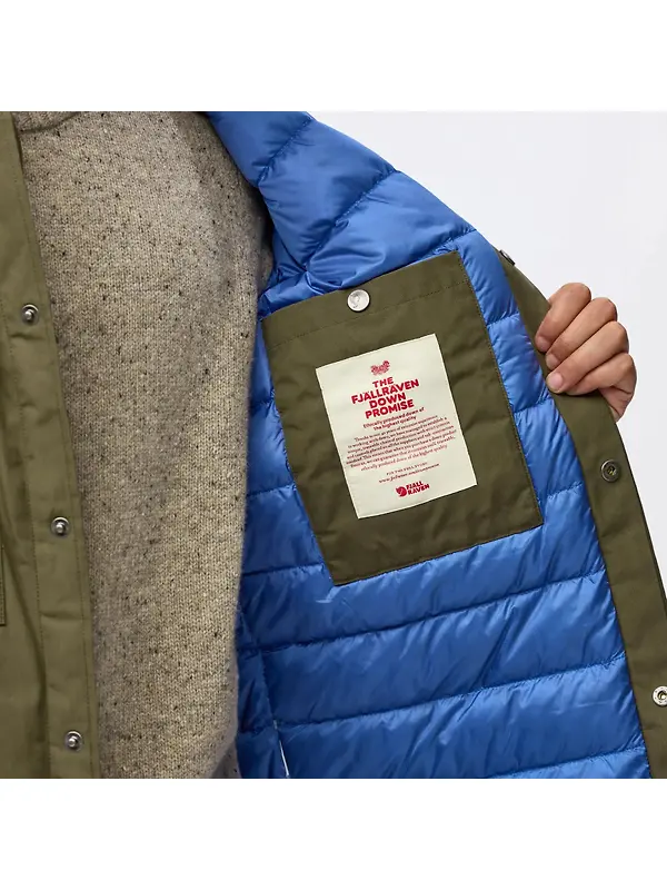 Fjällräven Men's Övik Down Shirt Jacket - Laurel Green Image 10