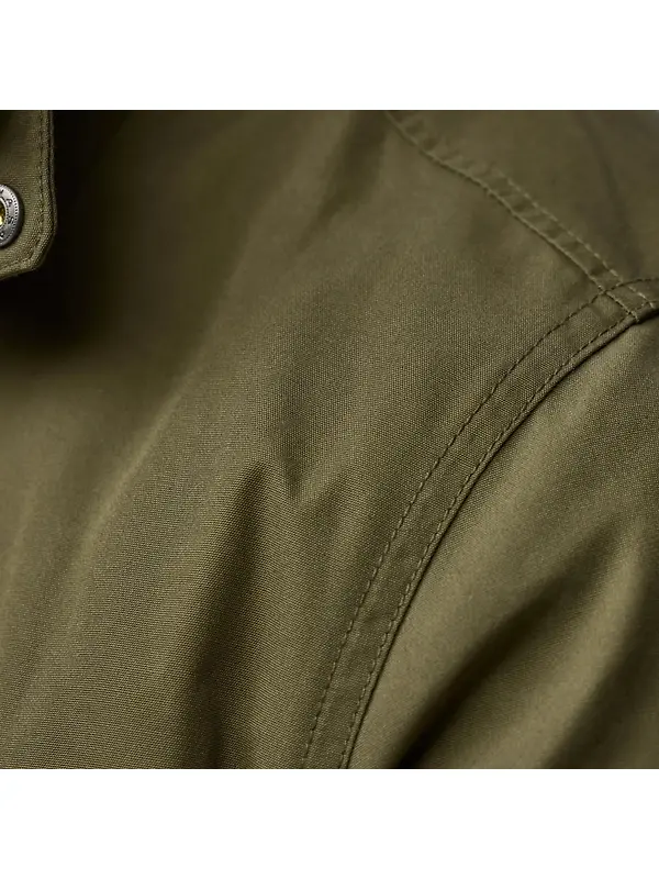 Fjällräven Men's Övik Down Shirt Jacket - Laurel Green Image 12