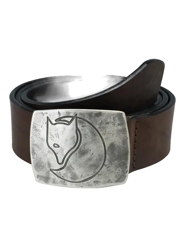 Fjällräven Murena Silver Belt - Leather Brown Image 1