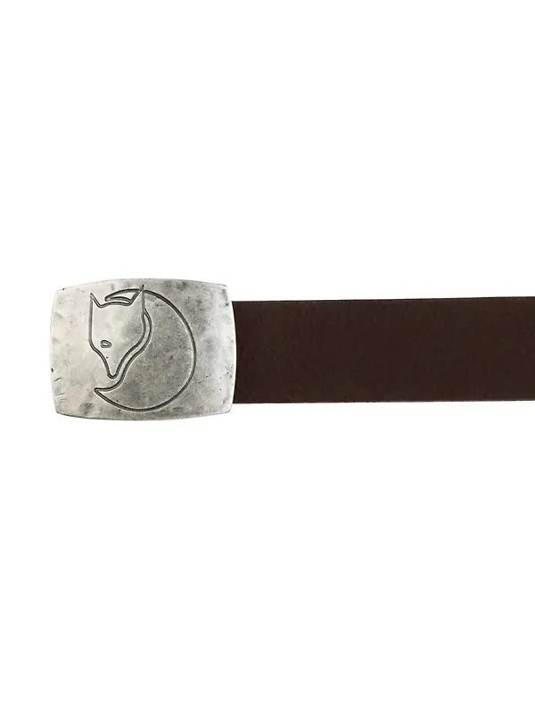 Fjällräven Murena Silver Belt - Leather Brown Image 2