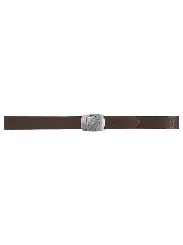 Fjällräven Murena Silver Belt - Leather Brown Image 3