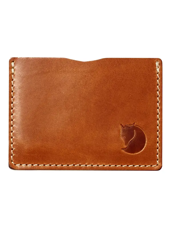 Fjällräven Övik Card Holder - Leather Cognac Image 1