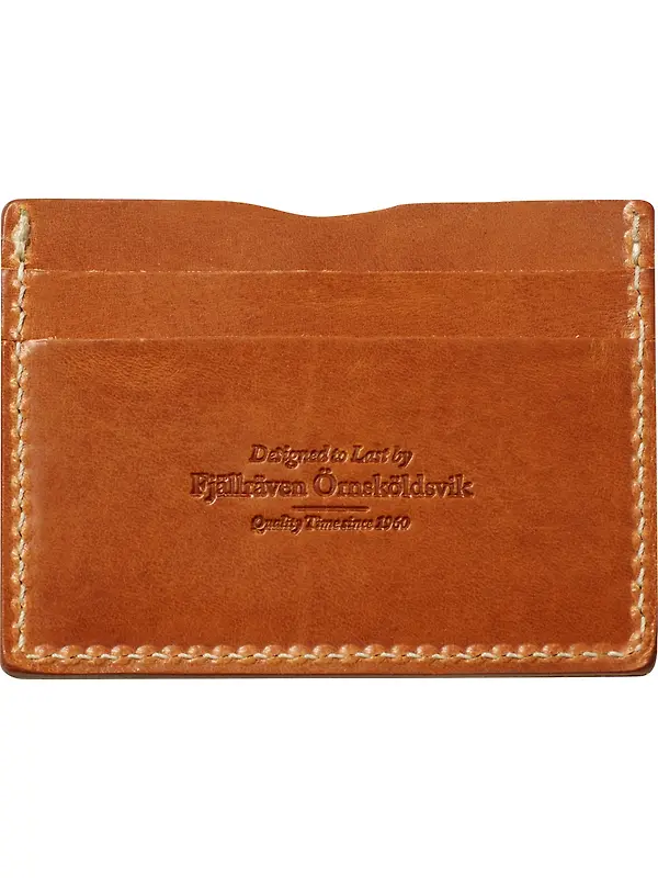 Fjällräven Övik Card Holder - Leather Cognac Image 2
