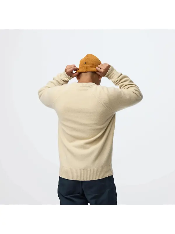 Fjällräven Men's Fjällräven Logo Knit Sweater - Dark Navy Image 4