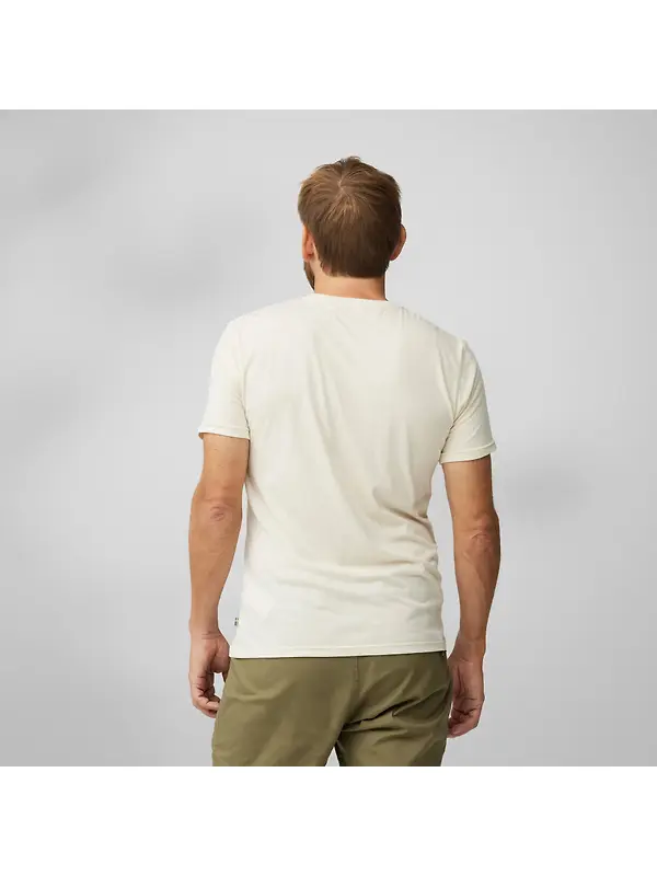 Fjällräven Men's Fjällräven Logo T-Shirt - Uncle Blue-Melange Image 4