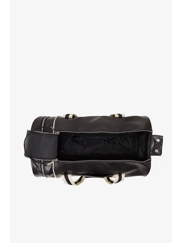Fred Perry Classic Barrel Bag - Black / Ecru Image 7