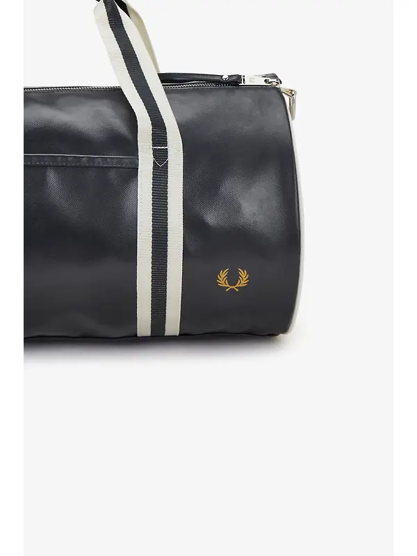 Fred Perry Classic Barrel Bag - Navy Ecru Image 8