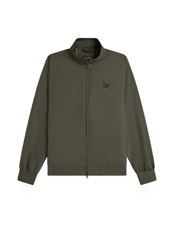 Fred Perry Men's Brentham Jacket - Field Green Image 1