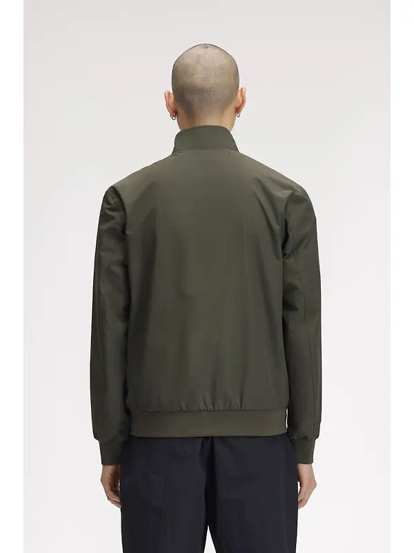 Fred Perry Men's Brentham Jacket - Field Green Image 4