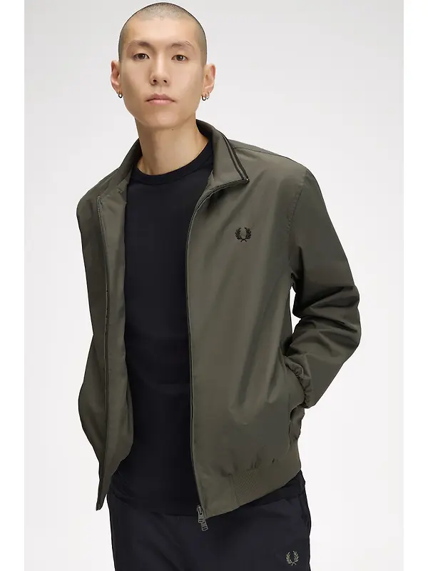 Fred Perry Men's Brentham Jacket - Field Green Image 5