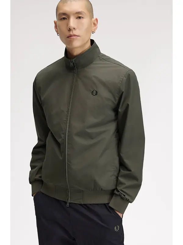 Fred Perry Men's Brentham Jacket - Field Green Image 9