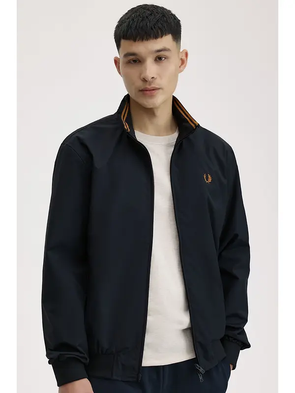 Fred Perry Men's Brentham Jacket - Navy Image 5