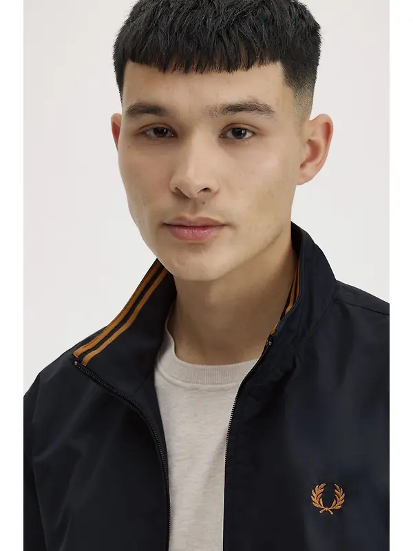 Fred Perry Men's Brentham Jacket - Navy Image 6