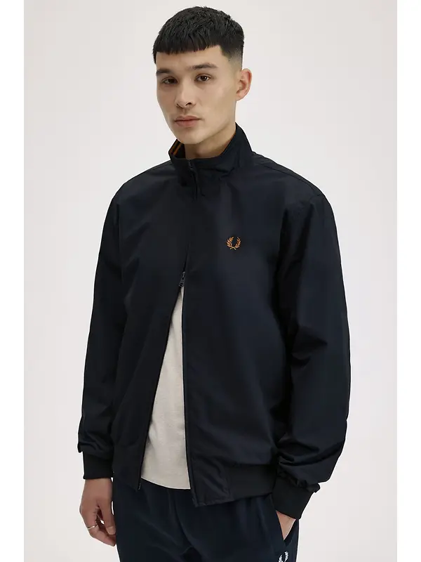 Fred Perry Men's Brentham Jacket - Navy Image 7