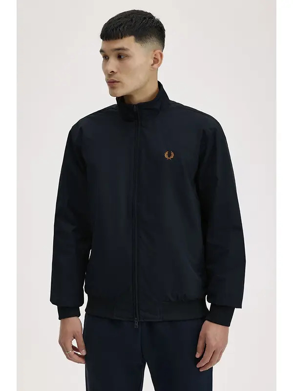 Fred Perry Men's Brentham Jacket - Navy Image 9