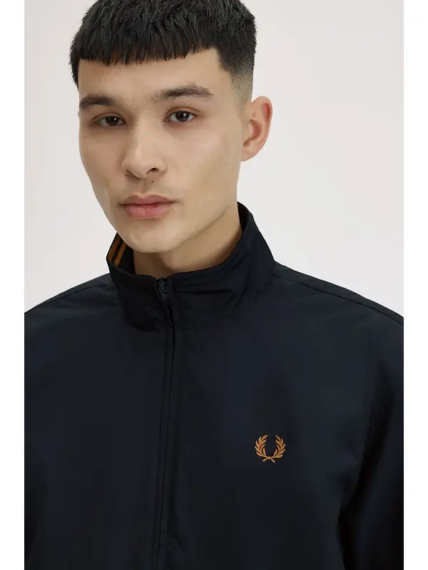 Fred Perry Men's Brentham Jacket - Navy Image 10