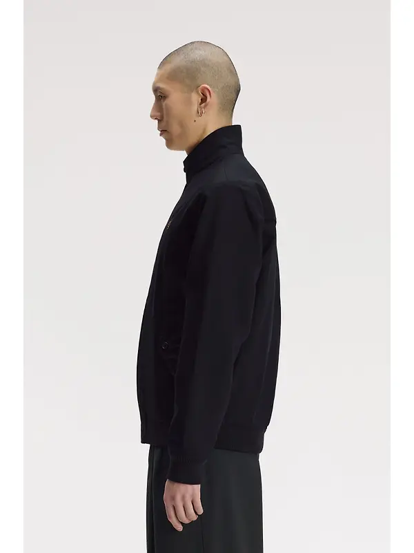 Fred Perry Men's Classic Harrington Jacket - Black Image 3
