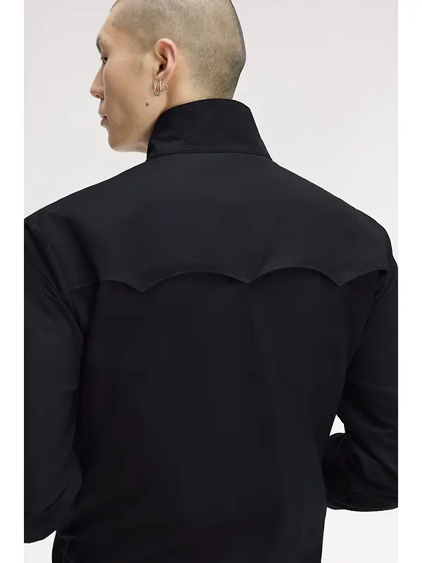 Fred Perry Men's Classic Harrington Jacket - Black Image 7