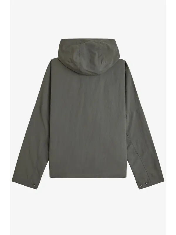 Fred Perry Men's Cropped Ripstop Parka - Field Green Image 12
