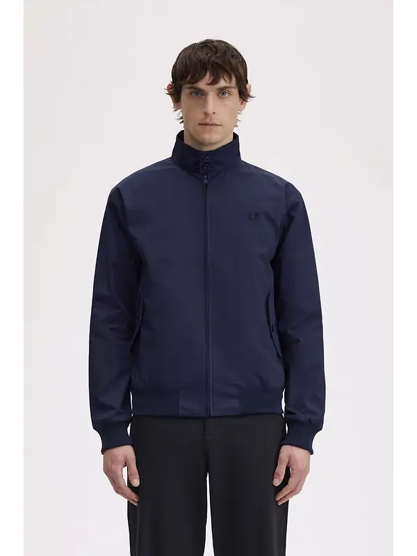 Fred Perry Men's Made in England Harrington Jacket - Navy Image 2