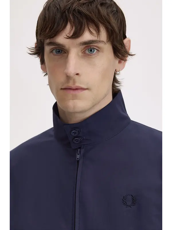 Fred Perry Men's Made in England Harrington Jacket - Navy Image 6