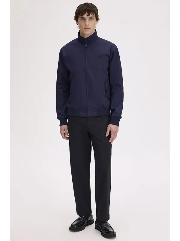 Fred Perry Men's Made in England Harrington Jacket - Navy Image 9