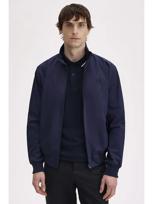 Fred Perry Men's Made in England Harrington Jacket - Navy Image 10