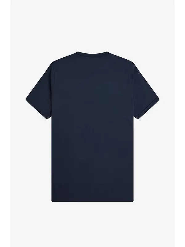 Fred Perry Men's Ringer T-Shirt - Dark Airforce Image 6