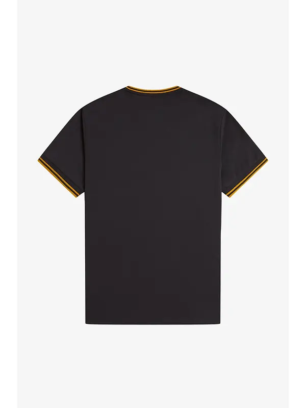 Fred Perry Men's Twin Tipped T-Shirt - Anchor Grey / Golden Image 7
