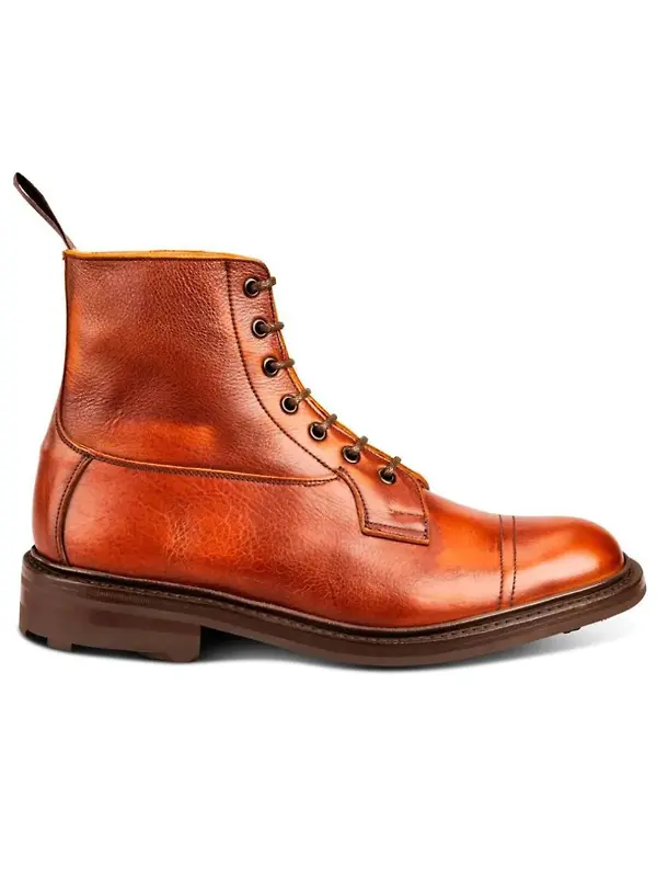 Tricker's Men's Grassmere Country Boot - Caramel Kudu Image 1