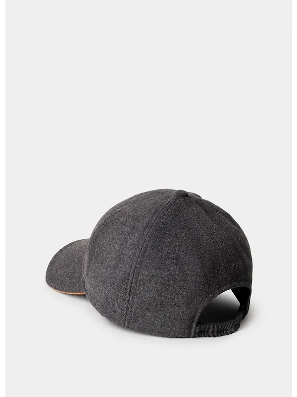Hackett Men's Flannel Cap - Granite Grey Image 2