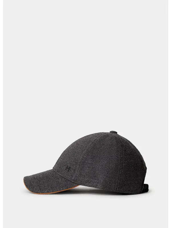 Hackett Men's Flannel Cap - Granite Grey Image 3