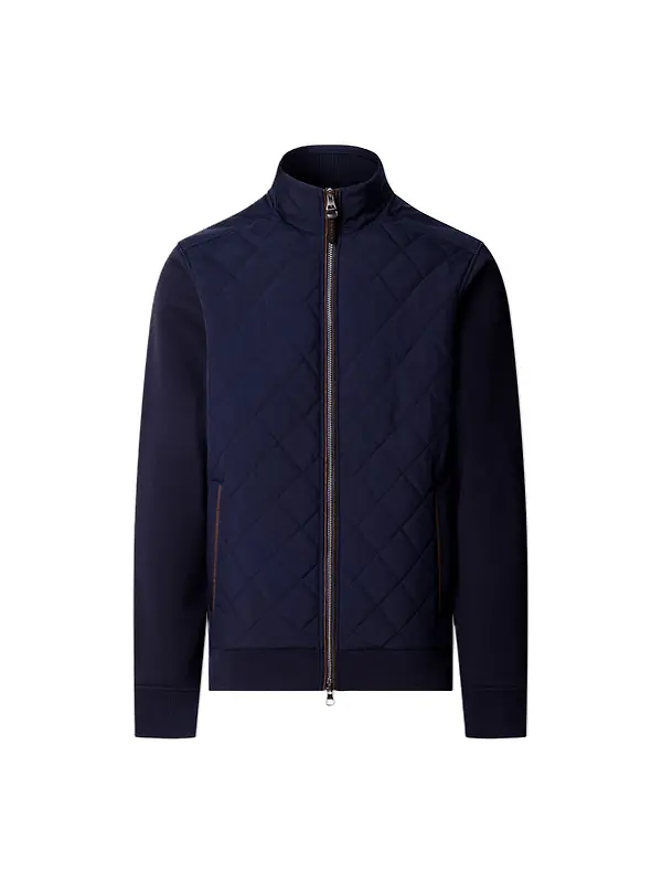 Hackett Men's Travel Hybrid Full Zip Sweat - Old Navy Image 1