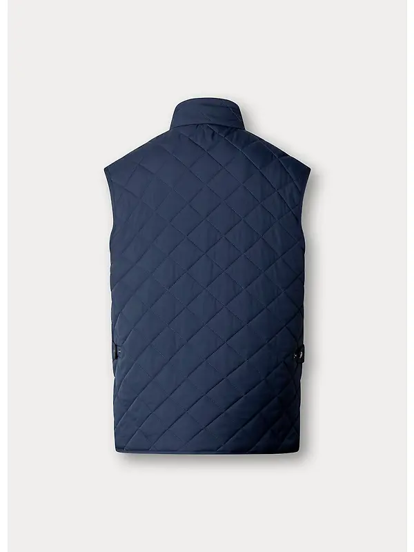 Hackett Men's Kinloch Diamond Quilted Gilet - Old Navy Image 7